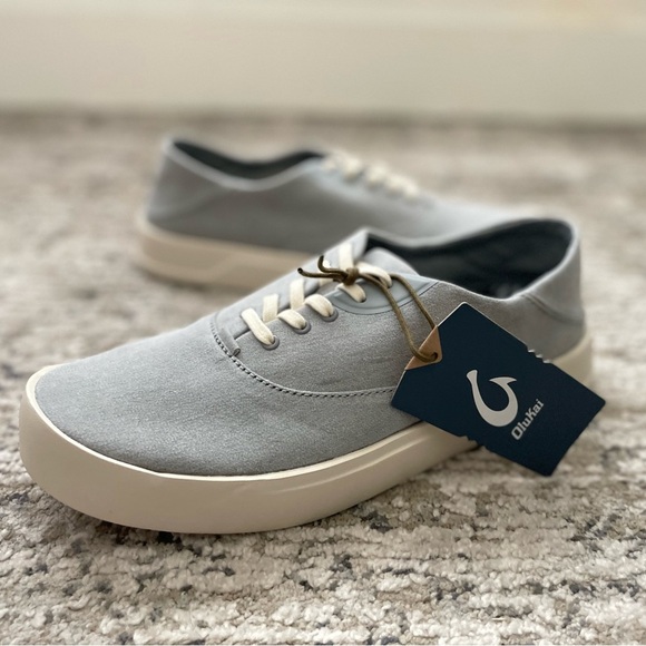OluKai Other - OluKai Mens Tradewind Sneaker Light Gray Convertible Casual Shoe 10.5